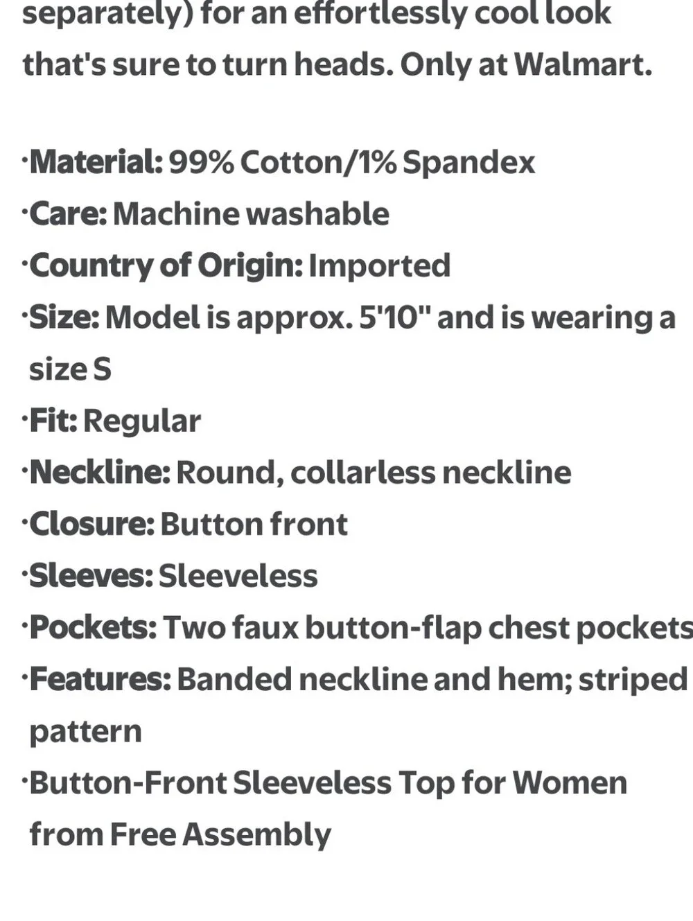 Sleeveless Mint Striped Button-Front Top
